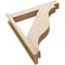 Ekena Millwork 5 1/2-in W x 28-in D x 32-in H Funston Block Rough Cedar Woodgrain TimberThane Outlooker, Primed Tan OUTUR055X28X32FST44RCPR - alternate 5